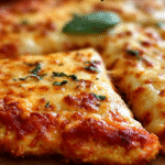 3-Ingredient Cottage Cheese Pizza Crust: Crispy, Cheesy & Guilt-Free! 2 3-Ingredient Cottage Cheese Pizza Crust fresh from the oven