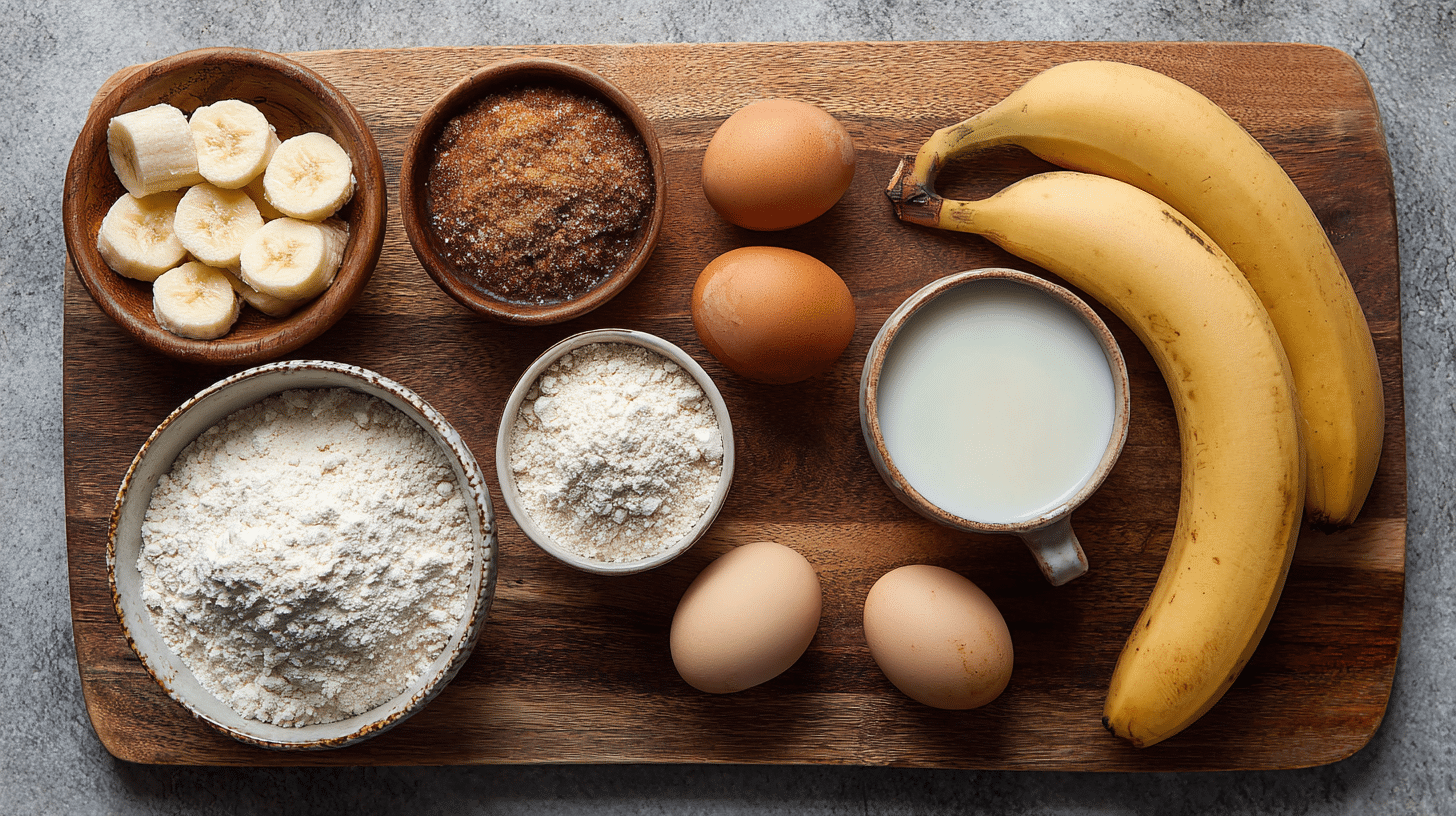cottage-cheese-banana-bread-mug-cake-ingredients Ingredients for Cottage Cheese Banana Bread Mug Cake