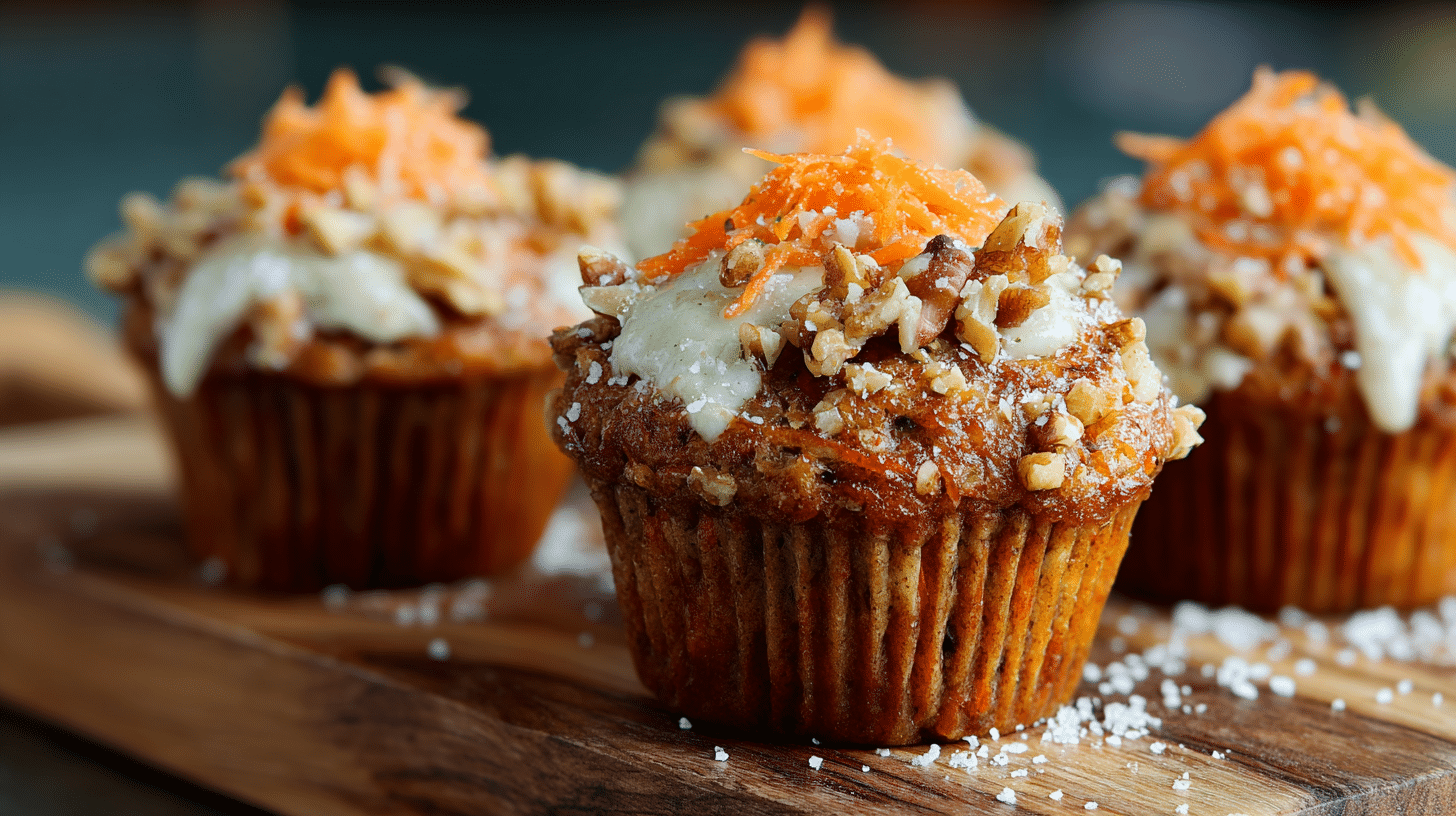 cottage-cheese-carrot-cake-muffins-recipe Cottage Cheese Carrot Cake Muffins healthy protein recipe