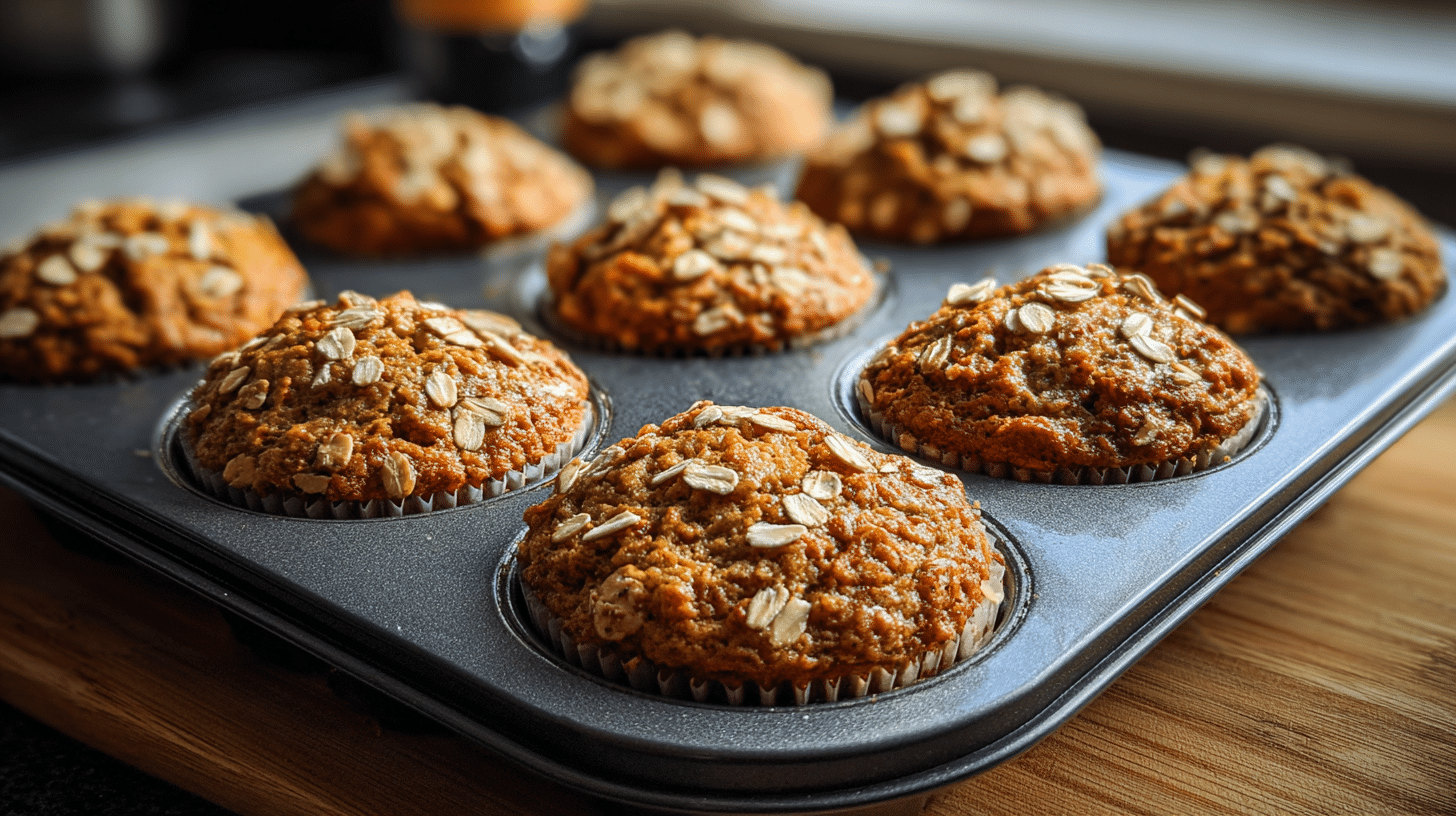 protein-boost-banana-blender-muffins-featured Protein Boost Banana Blender Muffins fresh from the oven