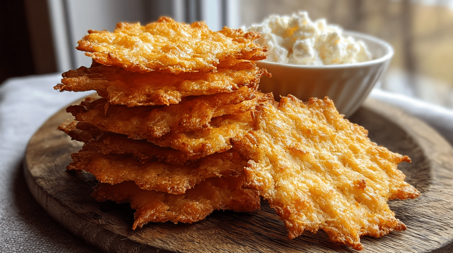 2-Ingredient Cottage Cheese Crackers – Crunchy, Low-Carb & High-Protein