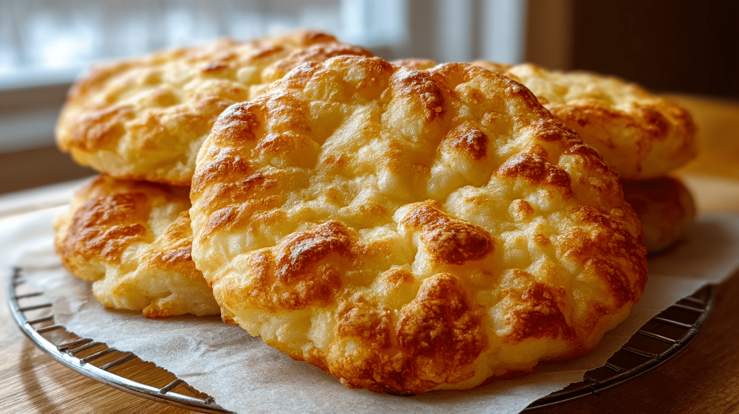 fluffy-low-carb-cottage-cheese-cloud-bread Fluffy Low-Carb Cottage Cheese Cloud Bread on rack