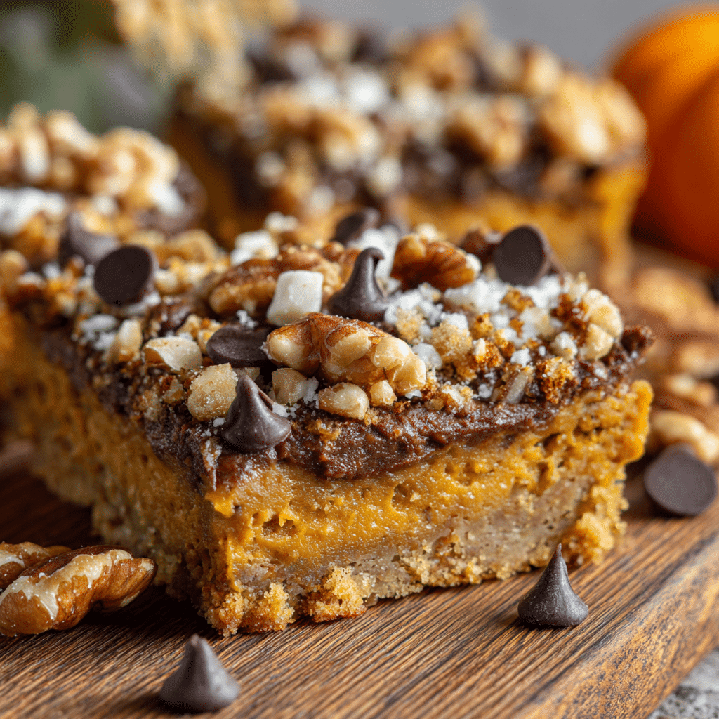 cottage-cheese-pumpkin-pie-bars-with-toppings.jpg Cottage Cheese Pumpkin Pie Bars with toppings