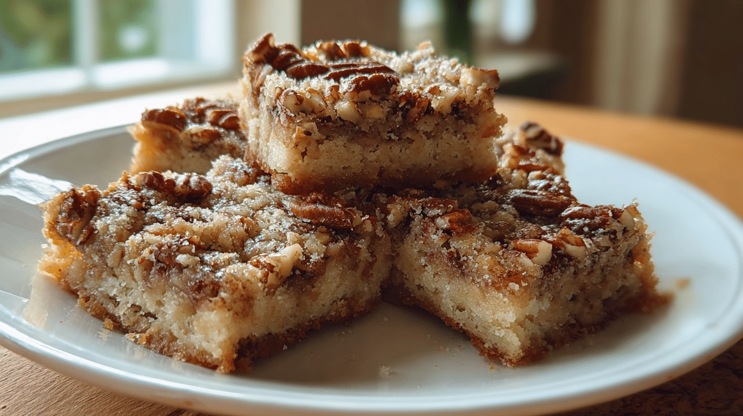 Cottage Cheese Pecan Pie Bars – Protein-Rich & Guilt-Free