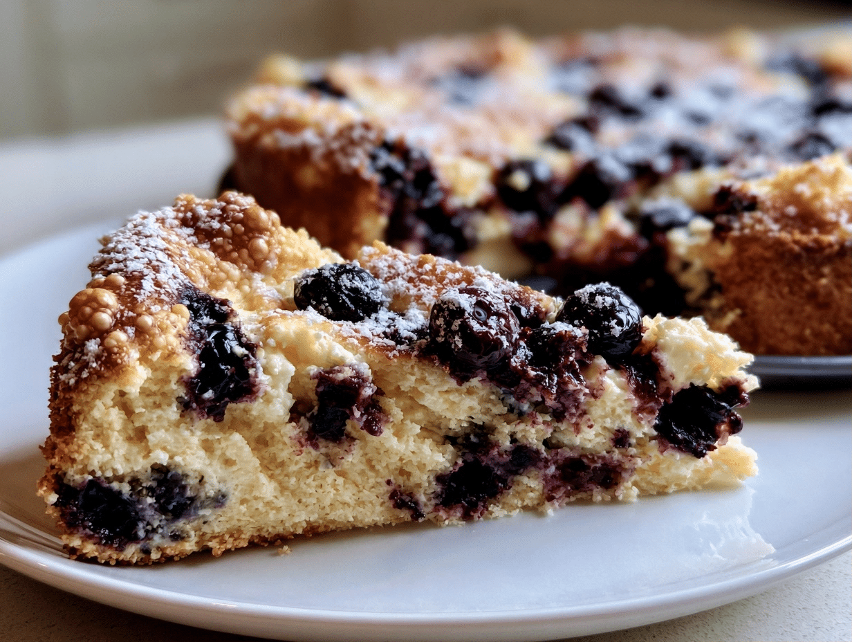 Blueberry Cake: Best 8-Slice High-Protein Treat