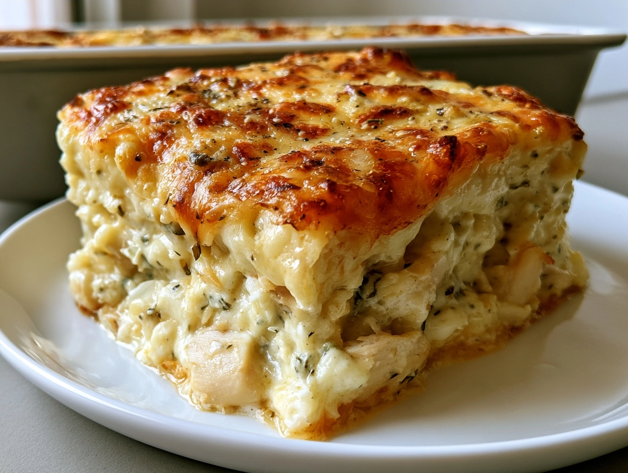 Cottage Cheese Bake: Creamy Garlic Chicken Recipe