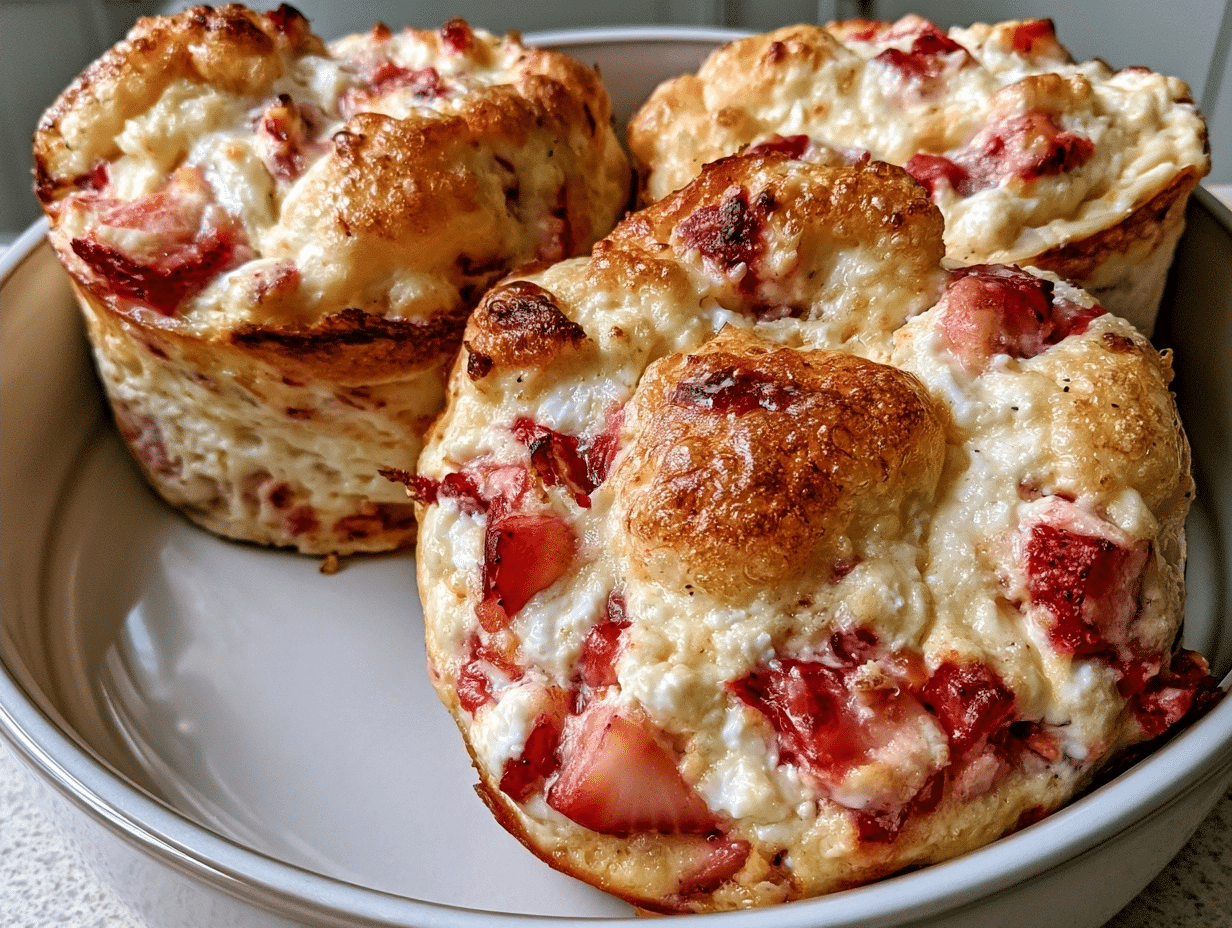 How to Bake Cottage Cheese Bowls step-by-step baking process for cottage cheese breakfast bowls