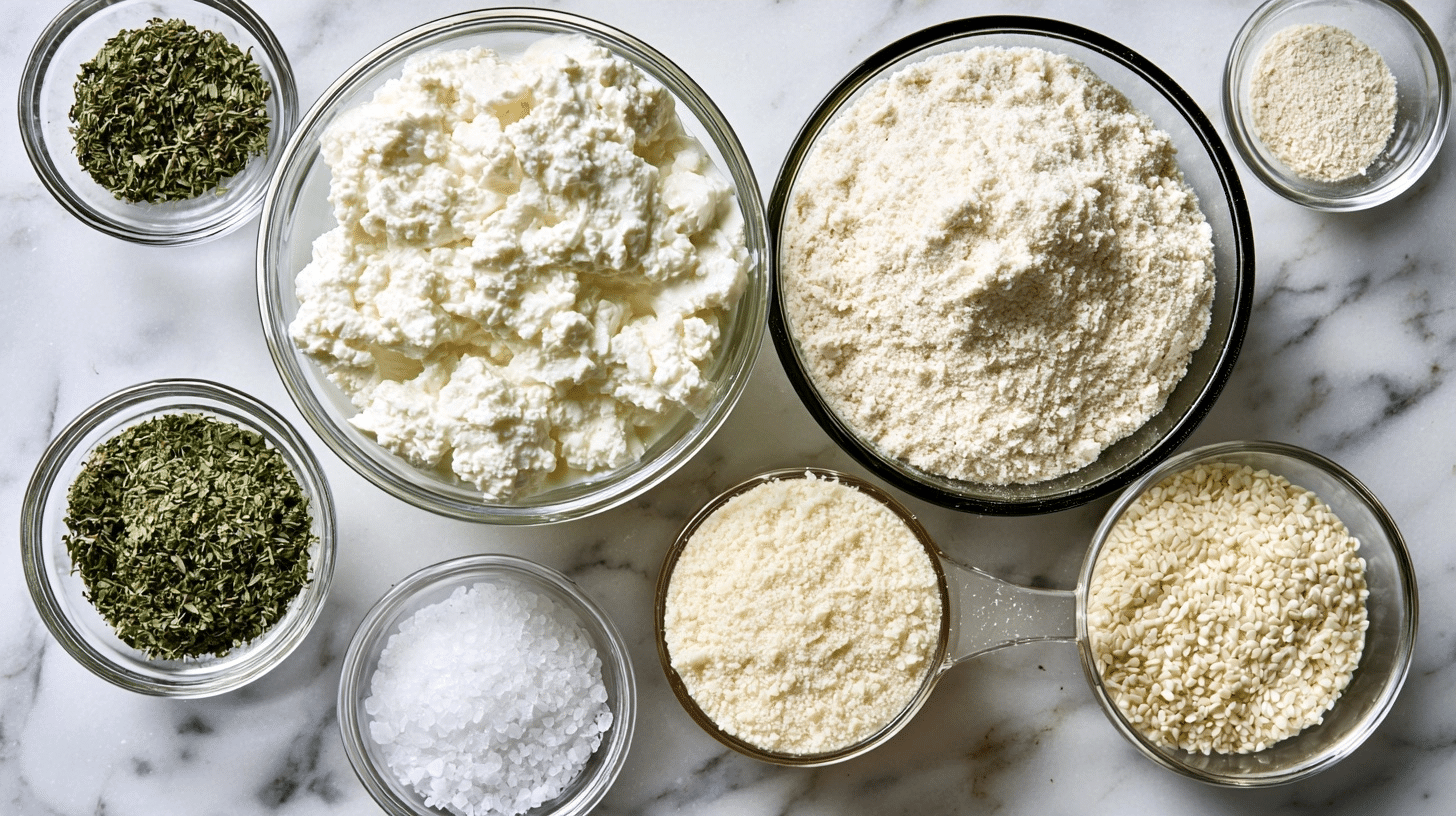 rolling cottage cheese cracker dough