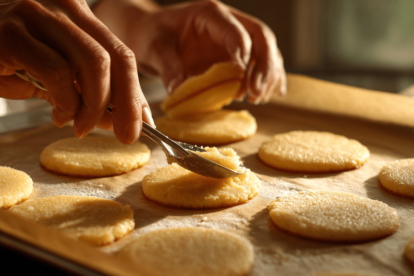Step-by-step cottage cheese pizza baking process