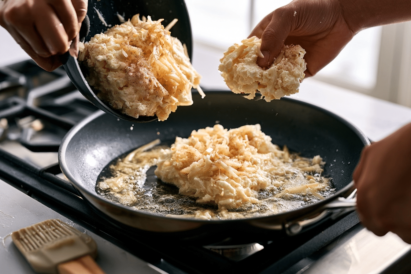 Cooking Popover Pancakes popover pancakes cooking in skillet