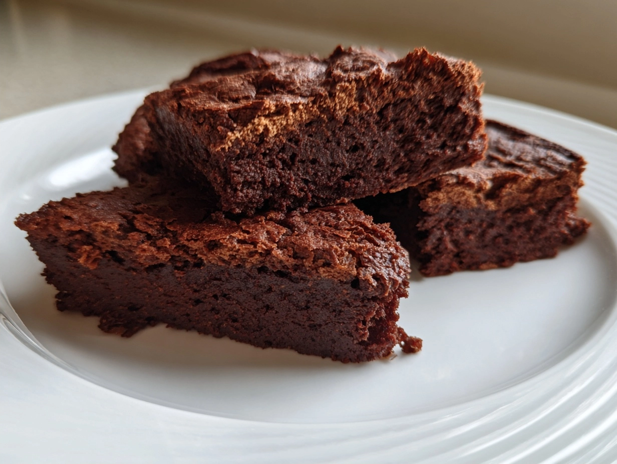 4-Ingredient Cottage Cheese Protein Brownies