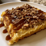pumpkin bake slice on plate