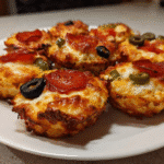air fryer pizza bites featured