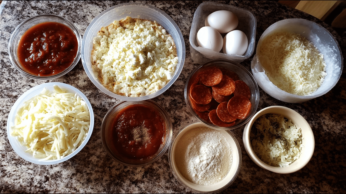 air fryer pizza bites ingredient