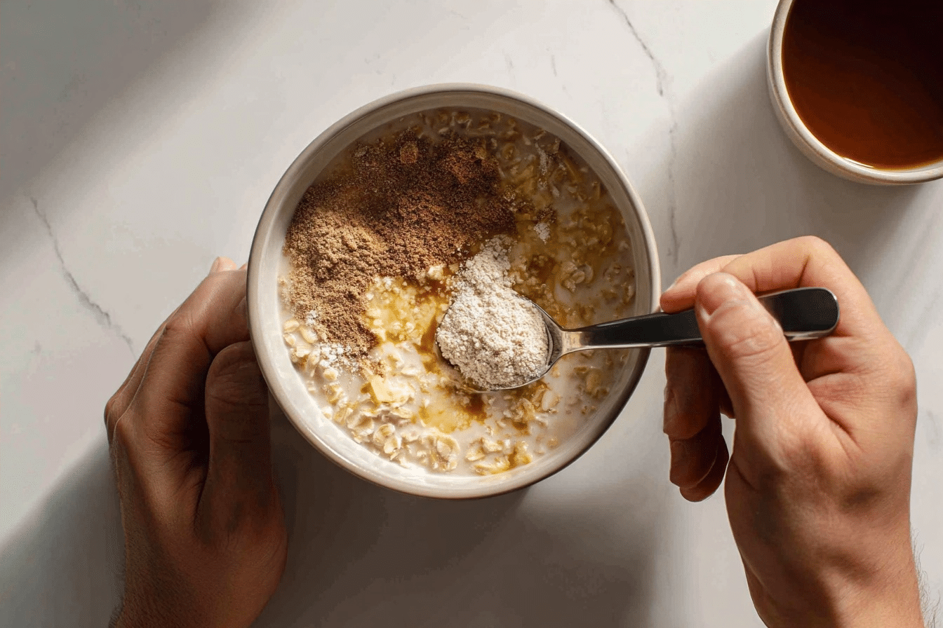 Step-by-step mug cake preparation mug cake instructions