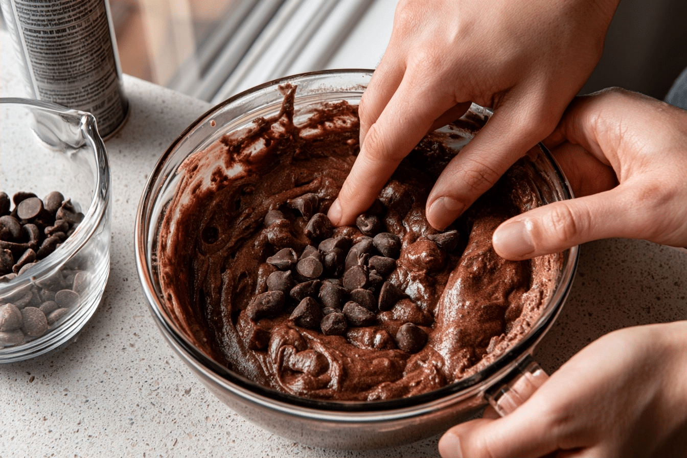 step-by-step mug cake process