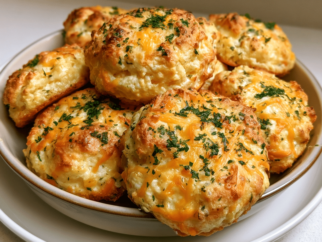 Cottage Cheese Biscuits: 8 Easy Low-Carb Garlic Cheddar