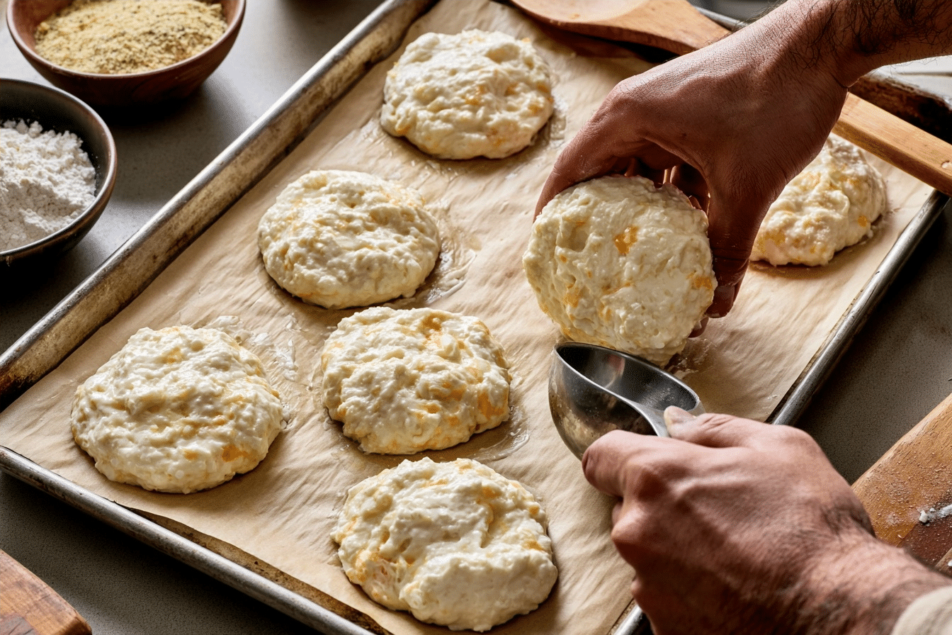cottage cheese biscuits dough