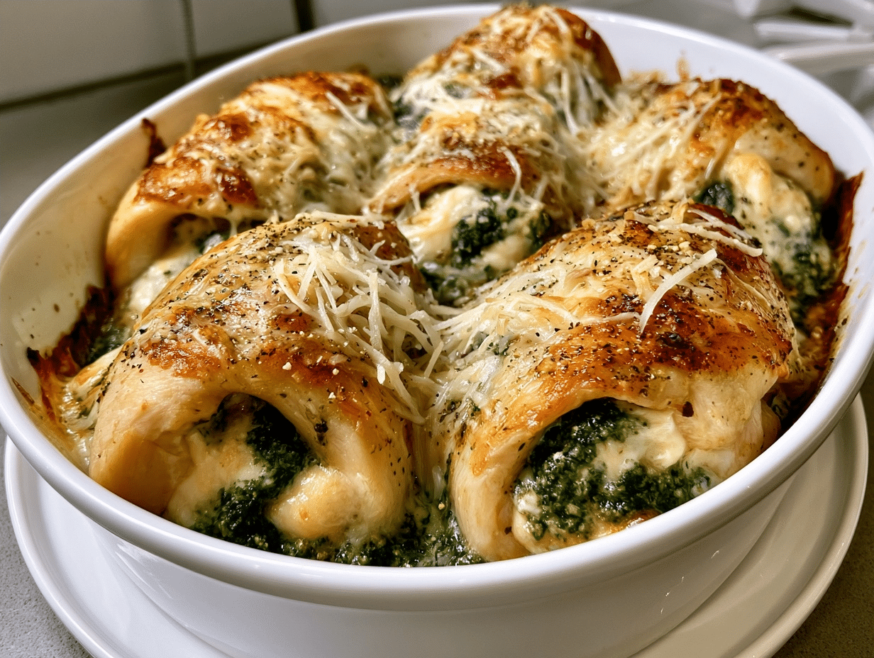Cottage Cheese Chicken Rolls