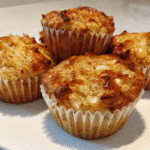 cottage cheese muffins cooling on a rack