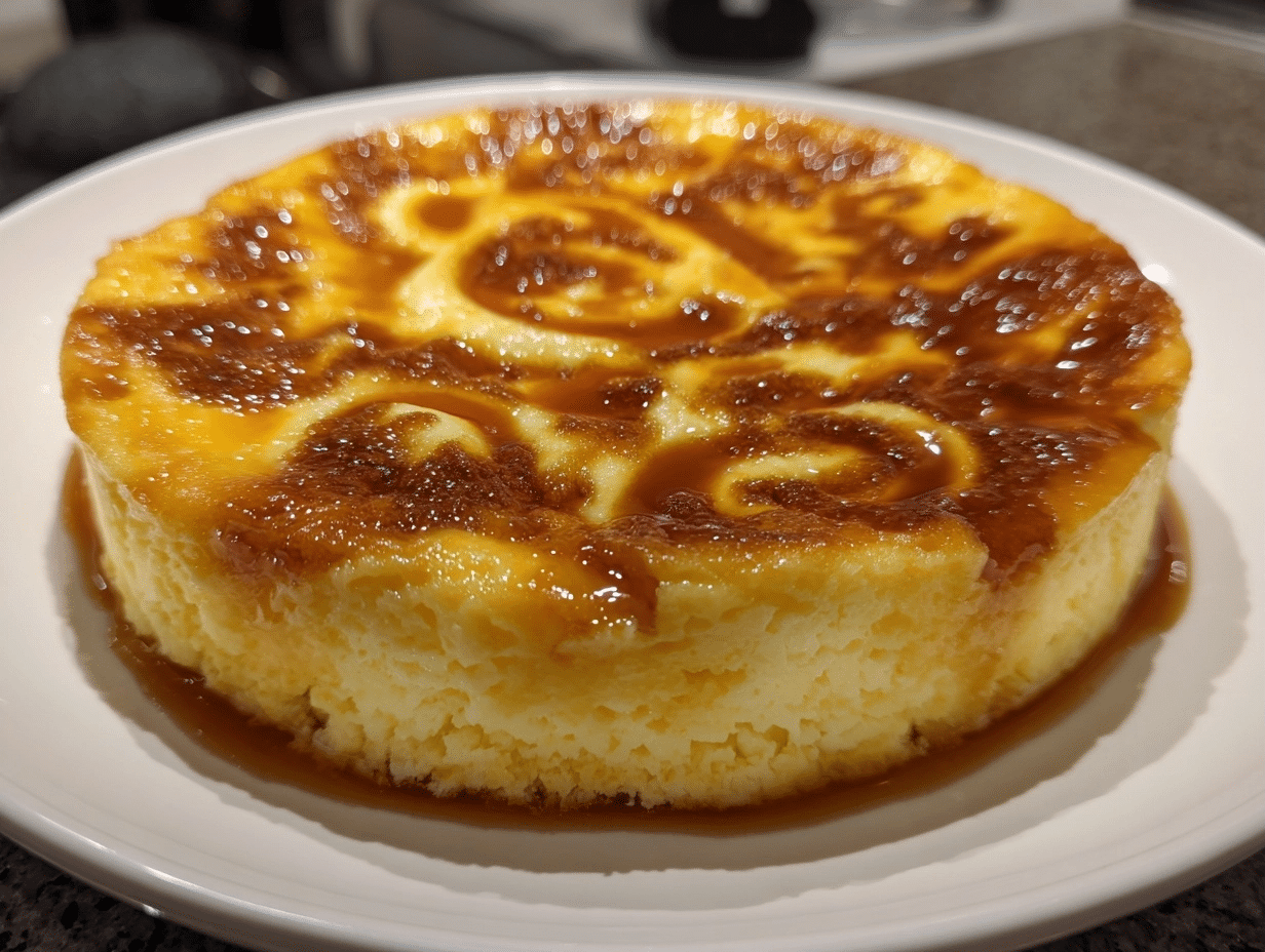Creamy Corn Flan with Cheese
