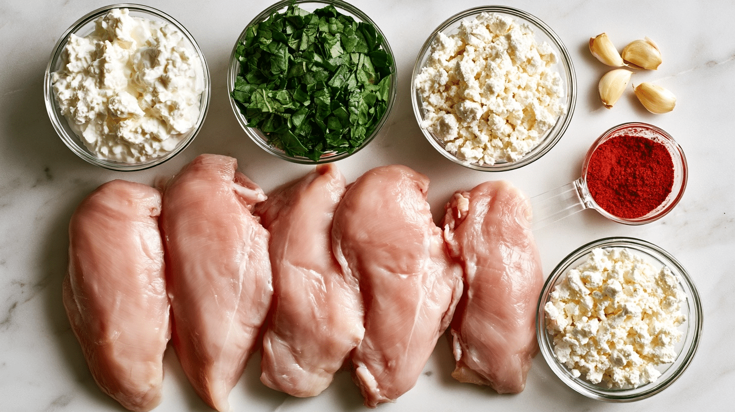 stuffed chicken ingredients