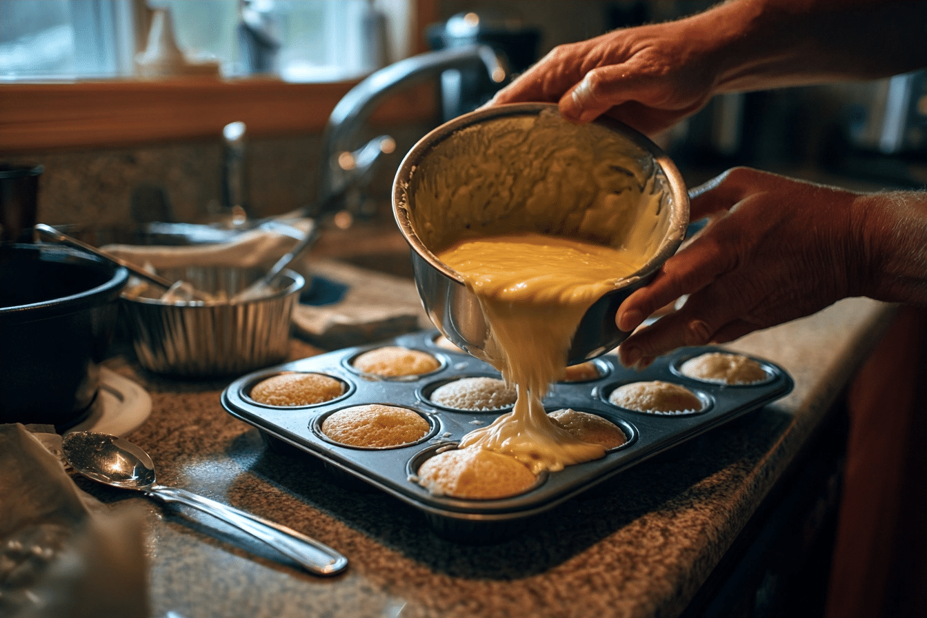 egg cups baking process