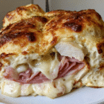 high-protein cordon bleu rolls fresh from the oven