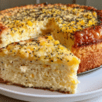 Lemon Cake: High-Protein Cottage Cheese Breakfast 2 lemon cake slice on plate