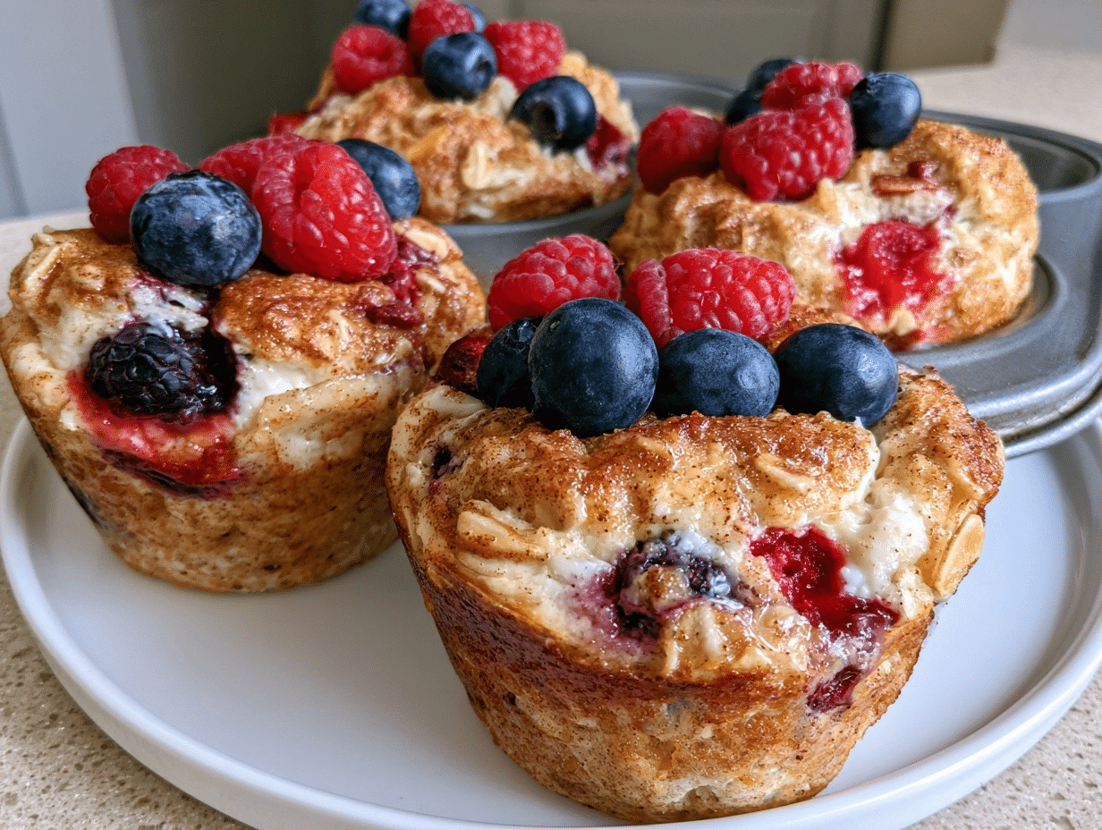 Oatmeal Cups Recipe: 7 Easy & Delicious Berry Cups