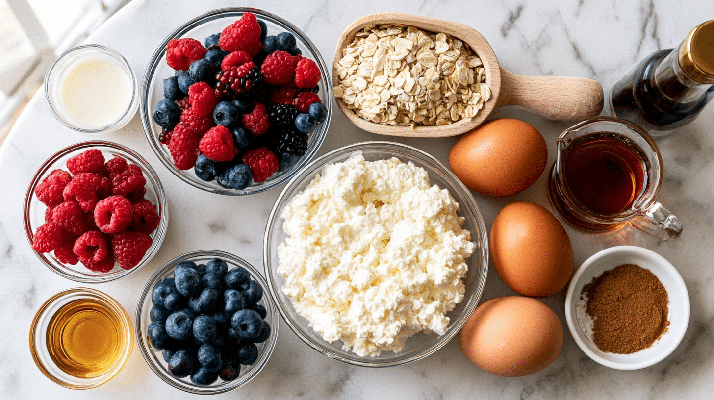 Simple Ingredients ingredients for oatmeal cups