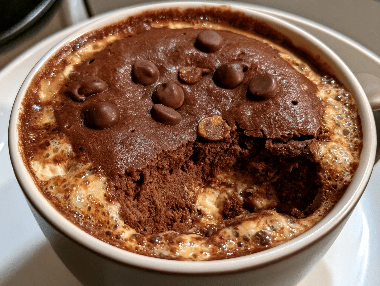 Mug Cake: 5-Minute Protein Chocolate Delight