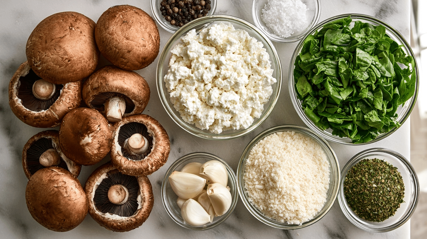 stuffed mushrooms ingredients