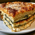 creamy zucchini bake fresh from the oven