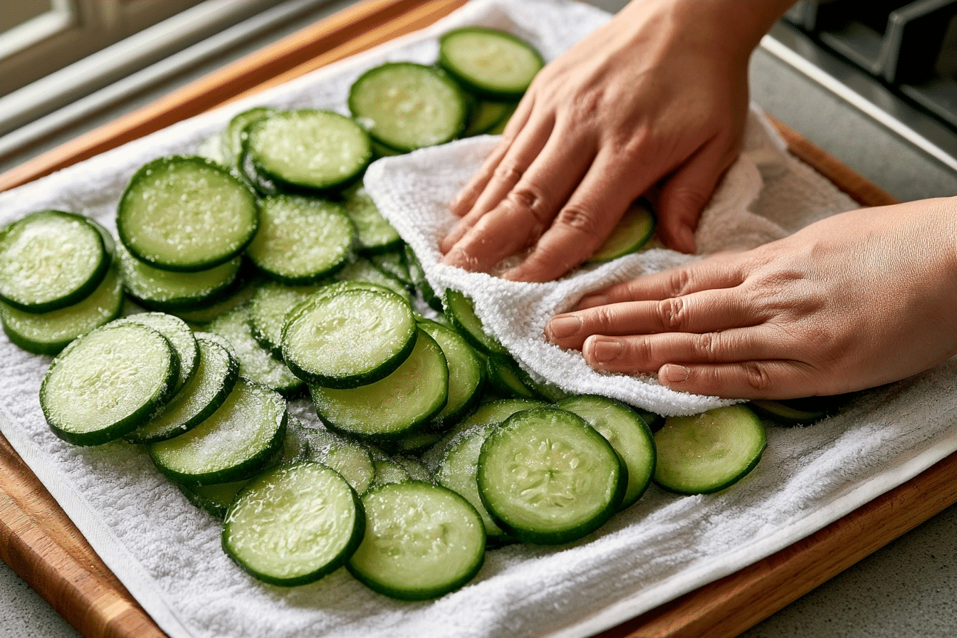 step by step zucchini bake assembly