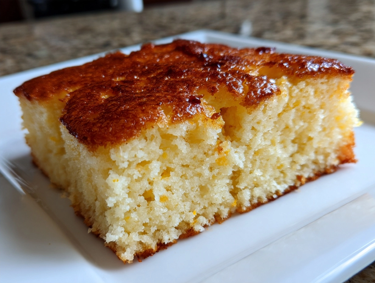 Flourless Lemon Cottage Cheese Snack Cake