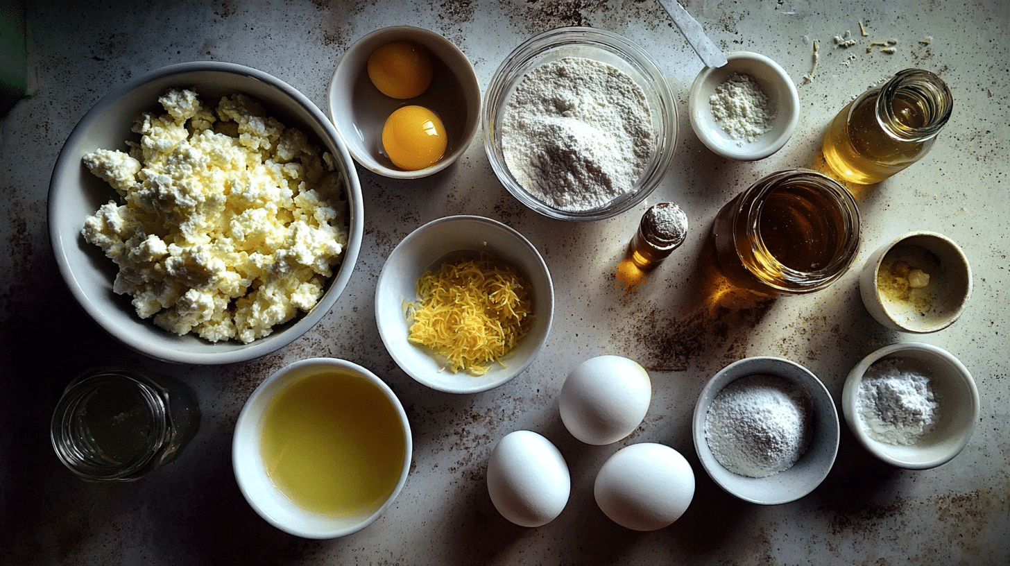 ingredients for lemon cake