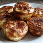 pancake bites on a plate