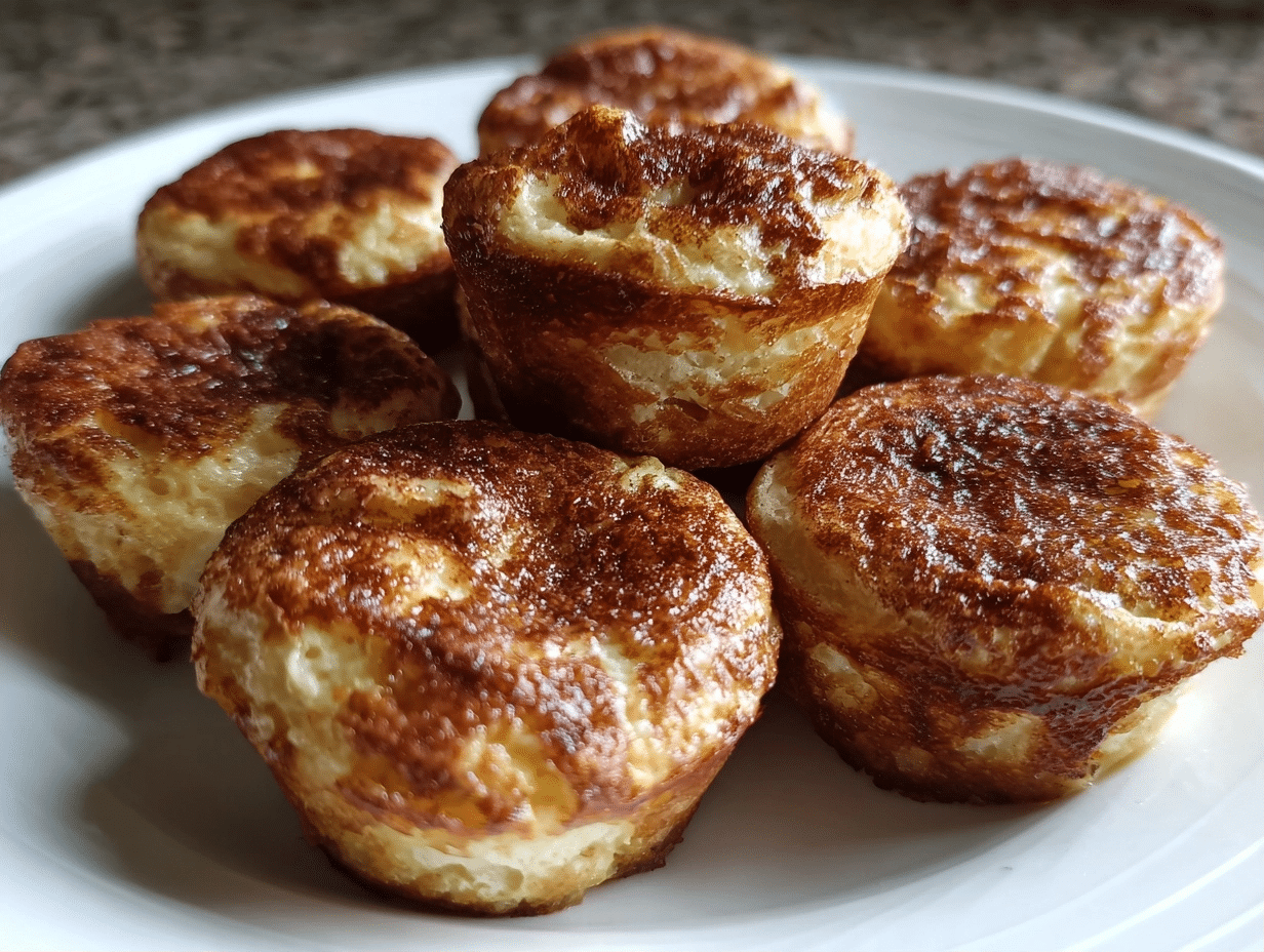 Banana Cinnamon Cottage Cheese Pancake Bites