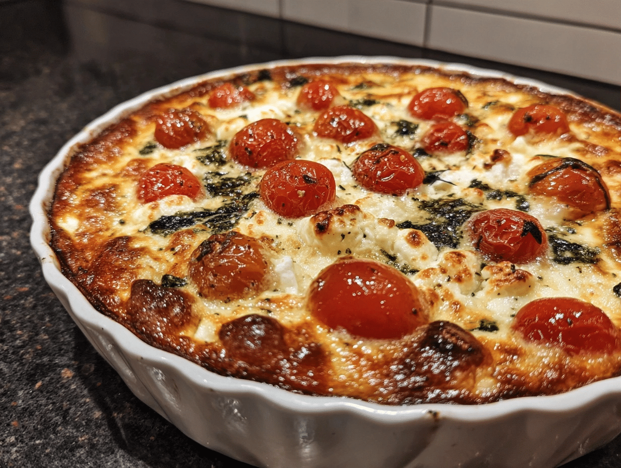 Cottage Bake: Cheesy Tomato Mediterranean Delight