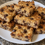Banana Choco Cottage Cheese Bars – Creamy, Sweet, and Protein-Packed 2 choco bars cooling on a wire rack
