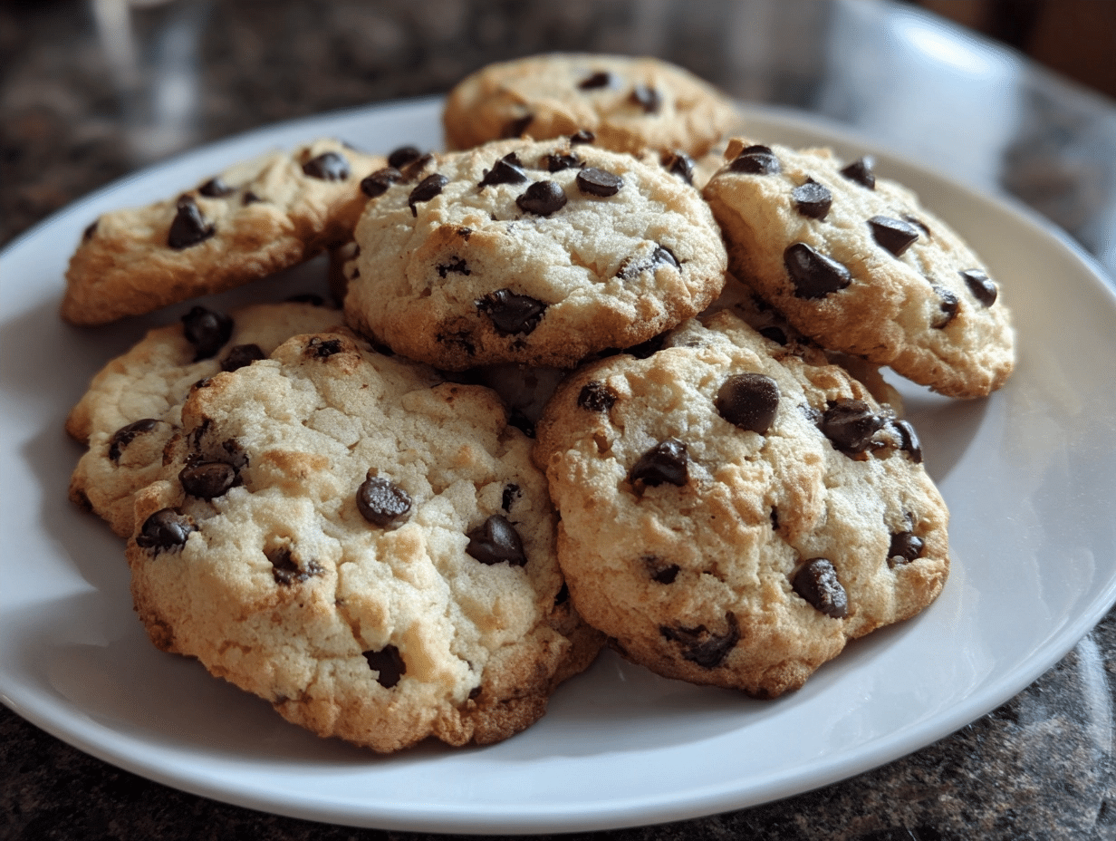 Soft & Chewy Cottage Cheese Chocolate Chip Cookies