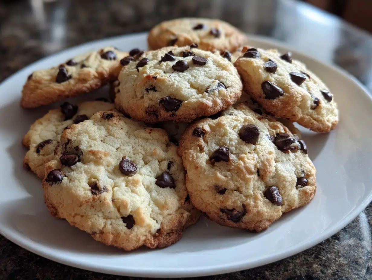 Soft & Chewy Cottage Cheese Chocolate Chip Cookies
