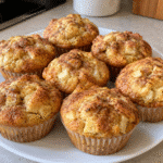 cottage cheese muffins cooling on a wire rack