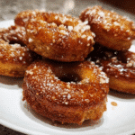 protein donuts cooling on a rack